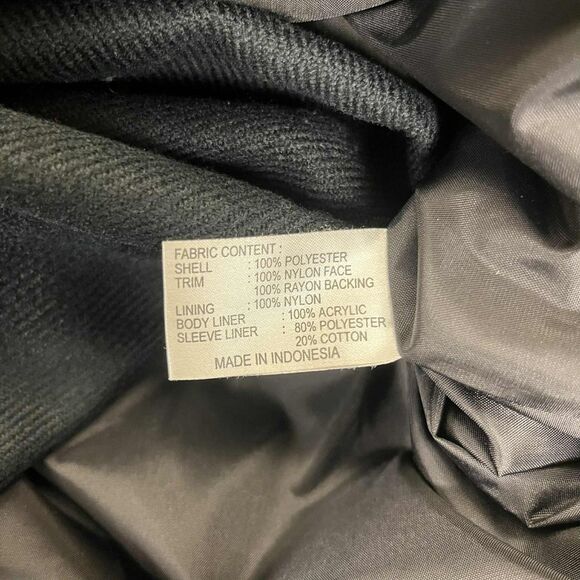 Gallery Coat Women PM Black Removeable Hood Lined Button Zip Long Sleeve Jacket - Picture 4 of 5